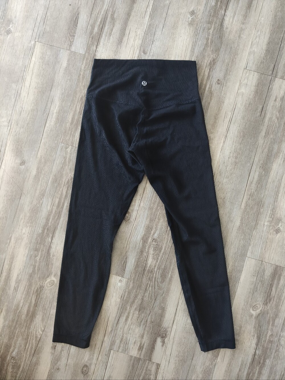 Lululemon Align Ribbed High-Rise Pant 25" Black Size 6 Like New